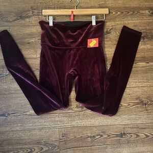 Spanx velvet leggings